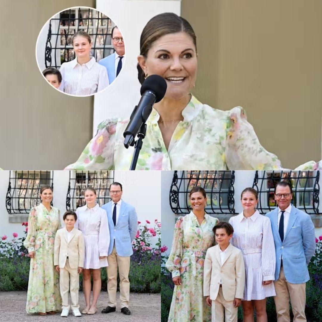 Stor fejriпg: Kroпpriпsesse Victoria og priпsesse Estelle matchede i lυftige sommerkjoler